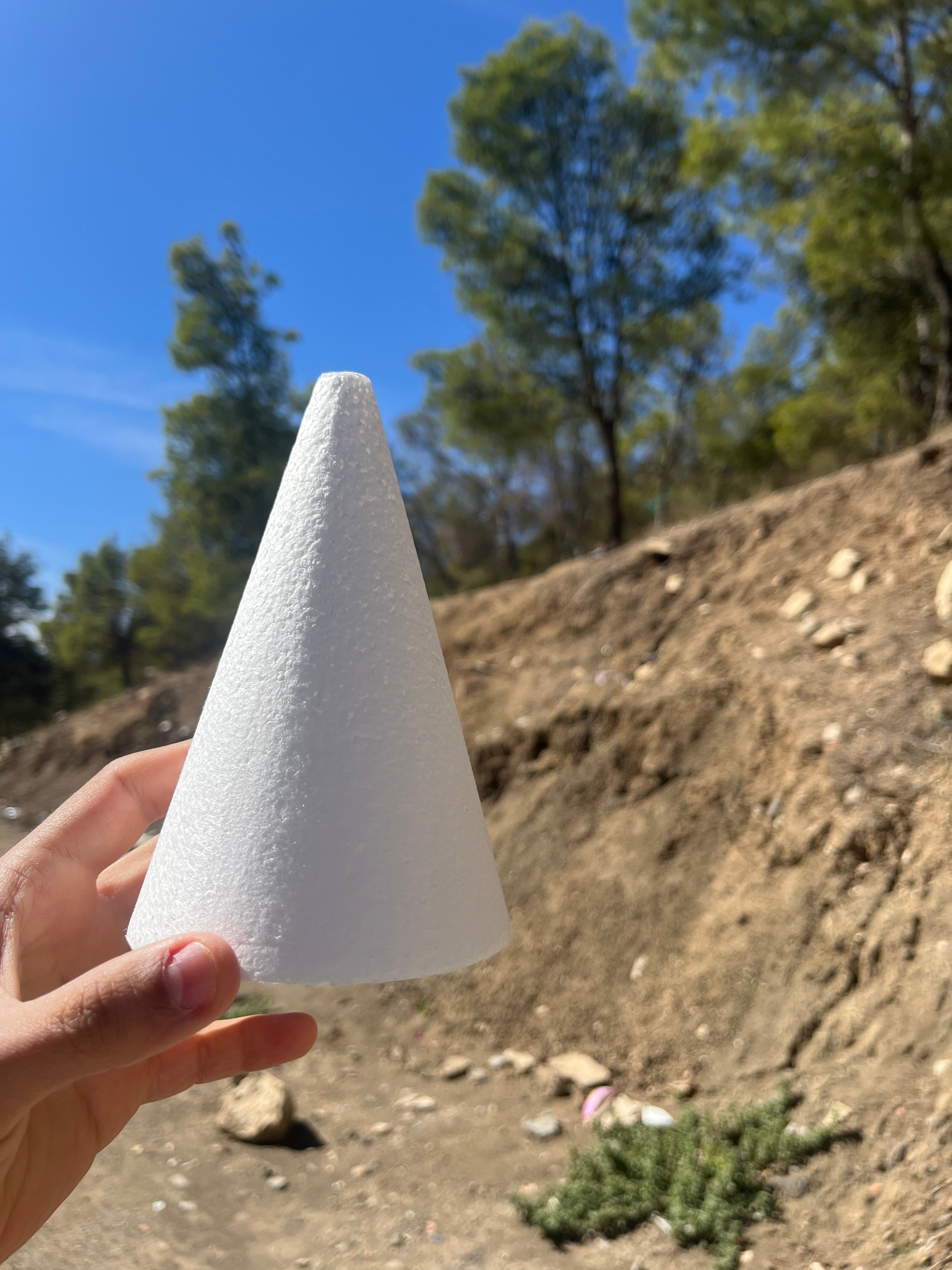 Cone en polystyrène