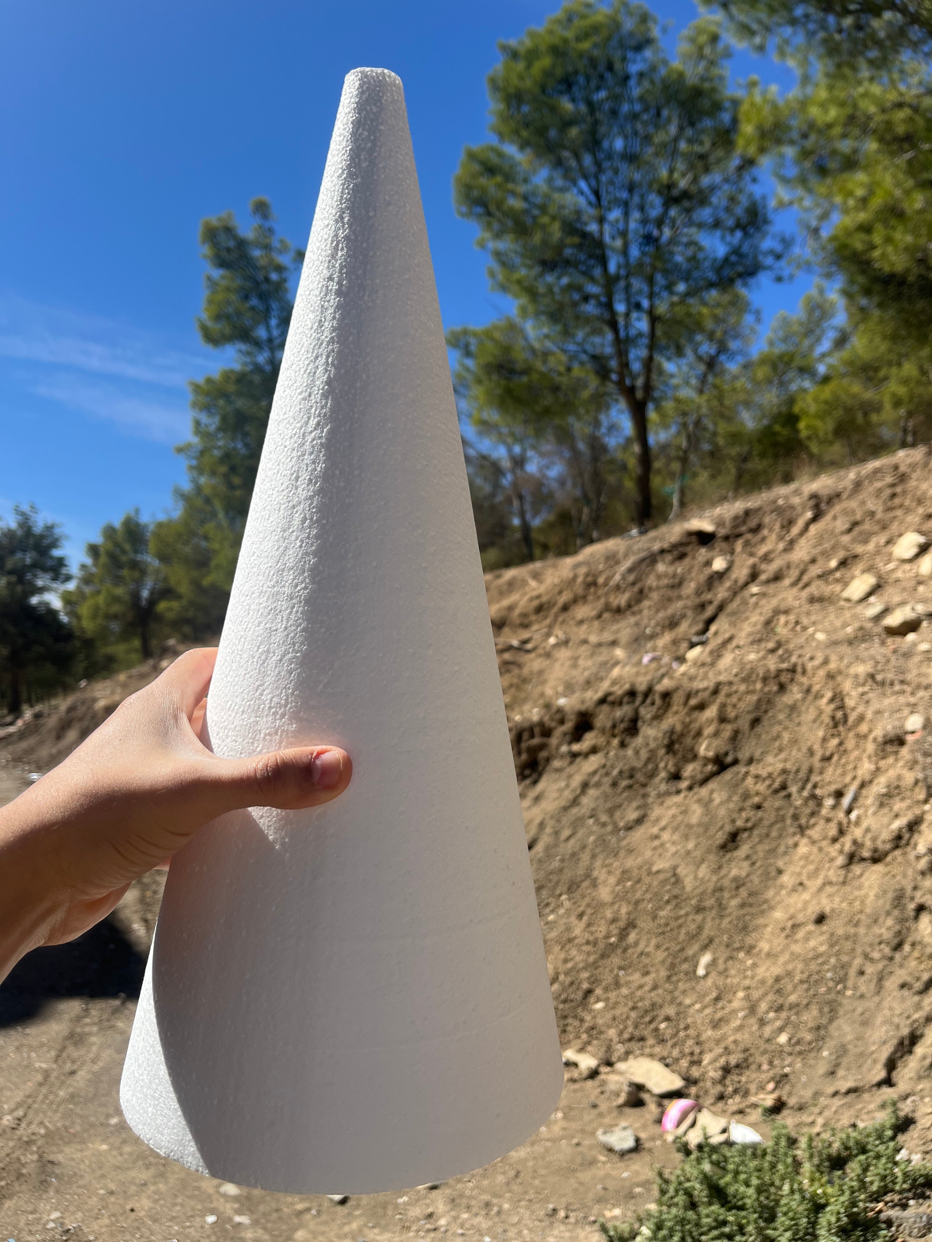 Cone en polystyrène